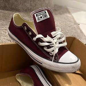 Burgundy chucks